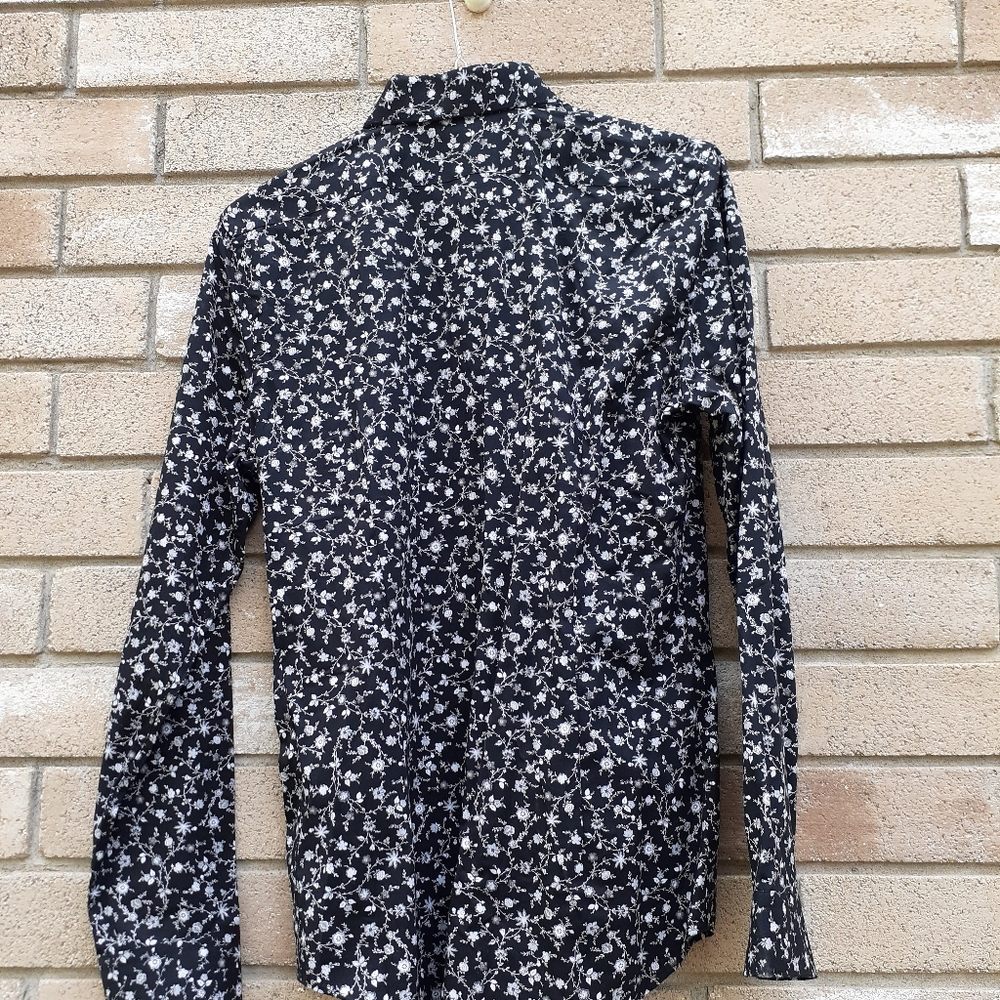Express Printed Button Down Shirt - image 1